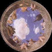 Andrea Mantegna Detail of Ceiling from the Camera degli Sposi painting